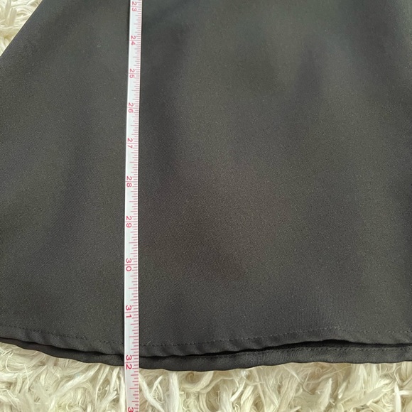 Black Aline Mesh Inset Dress Size Medium NWT - Picture 6 of 15